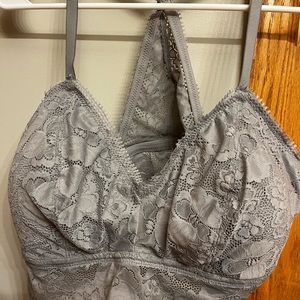 Aerie Lounge Bralette - Soft Gray